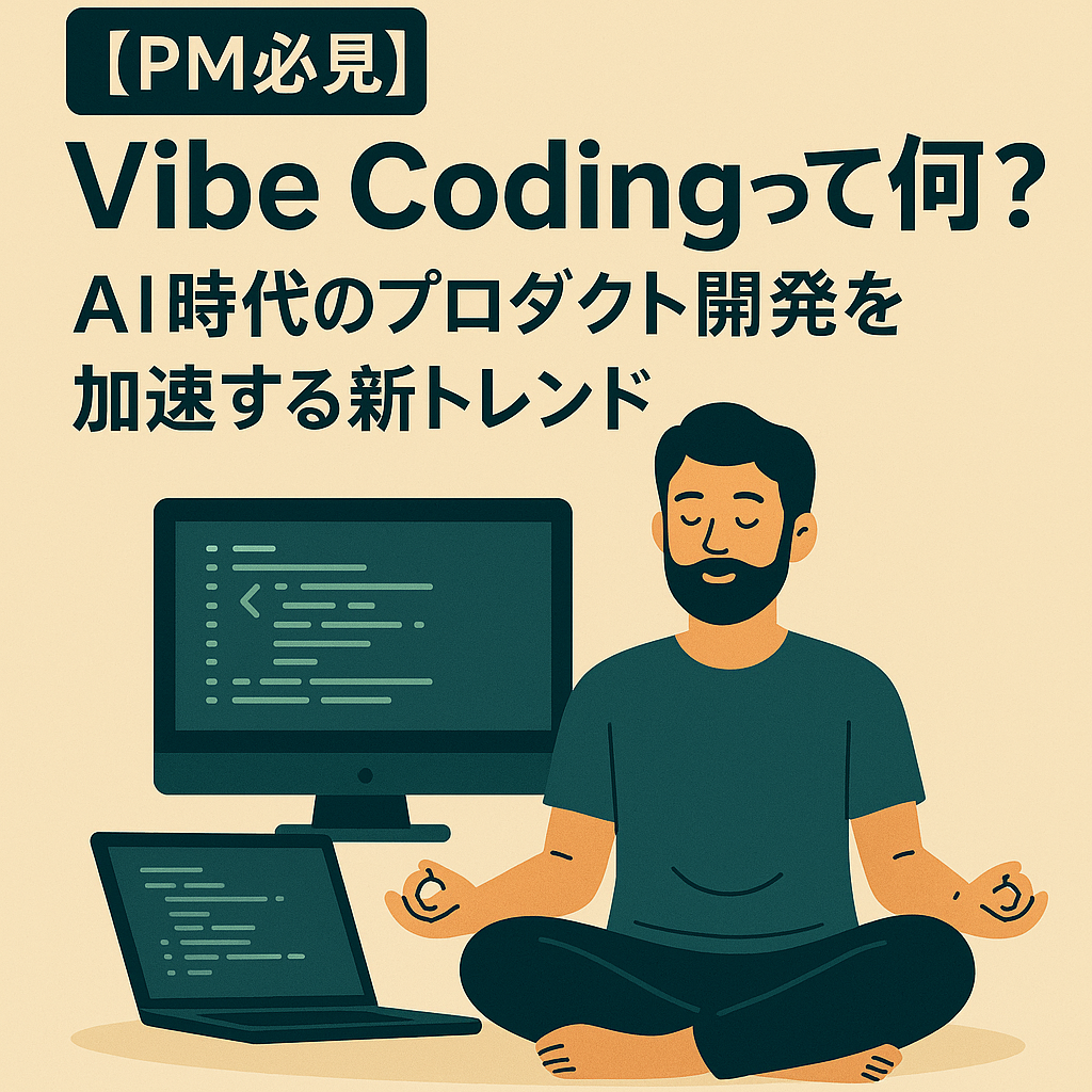 【PM必見】Vibe Codingって何?AI時代のプロダクト開発を加速する新トレンド